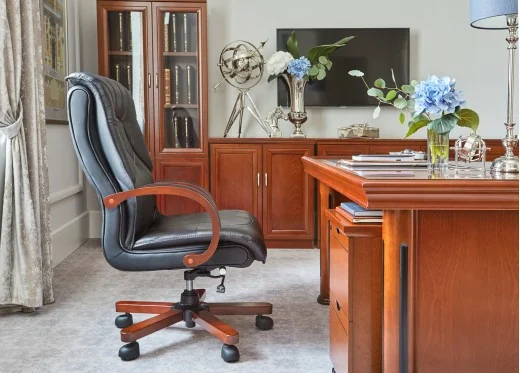 elegancki fotel biurowy
